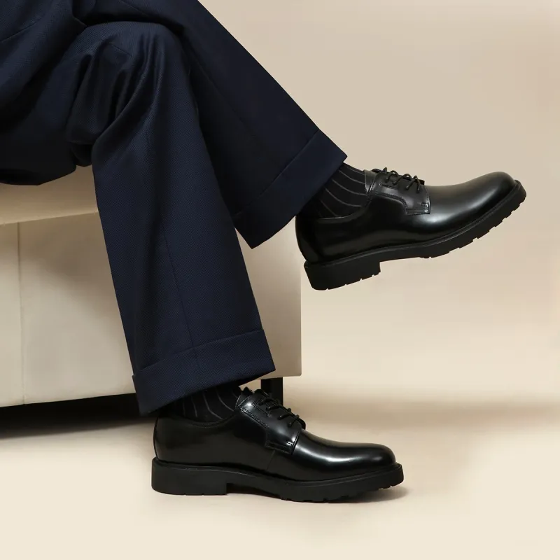ELLE HOMME Elite Collection Dress Shoes Men's Black-5