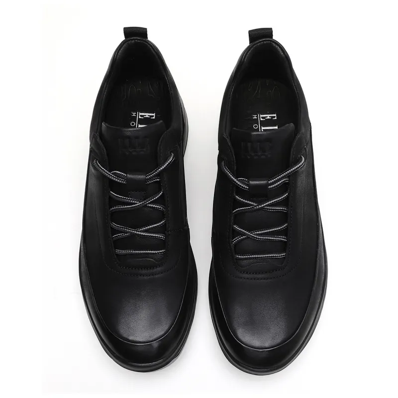 ELLE HOMME Low Top Casual Shoes Men's Black-2