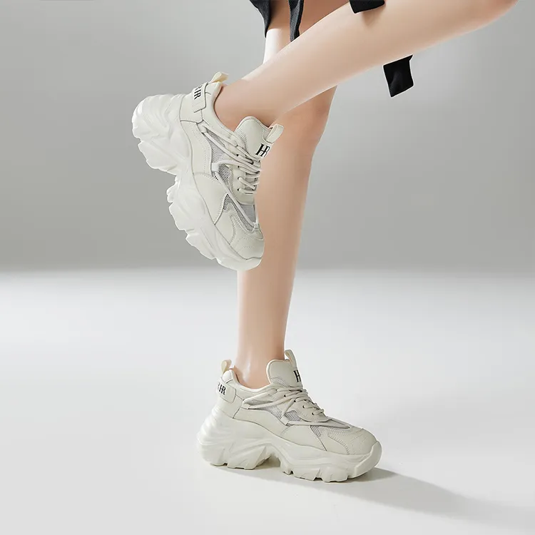 HR Low Top Casual Shoes Women's White-4