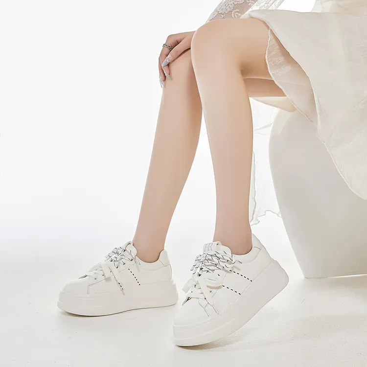 HR Low Top Skateboard Shoes Women's Ecru-1