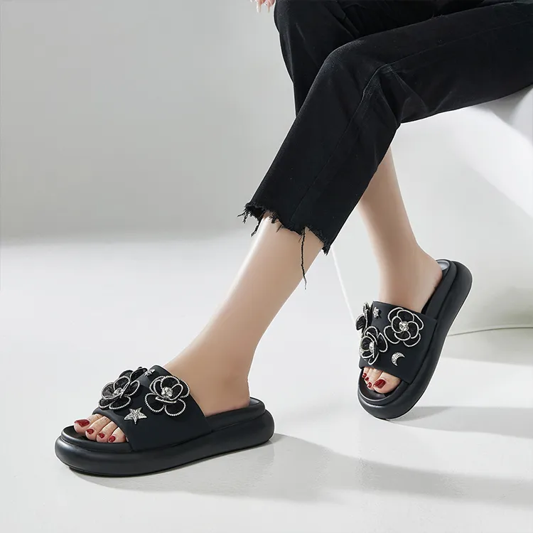 HR PU Polyurethane Abrasion Resistant Slide Slippers Women's-2