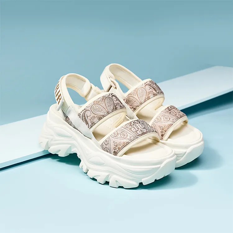 HR Beach Sandals Women's Beige Champagne-1