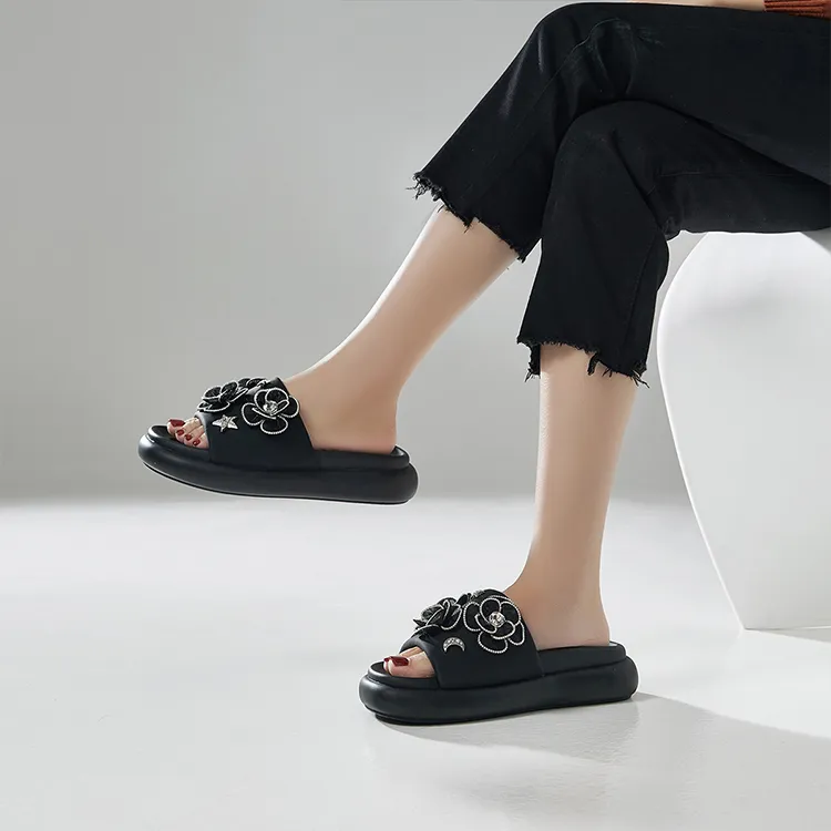 HR PU Polyurethane Abrasion Resistant Slide Slippers Women's-4