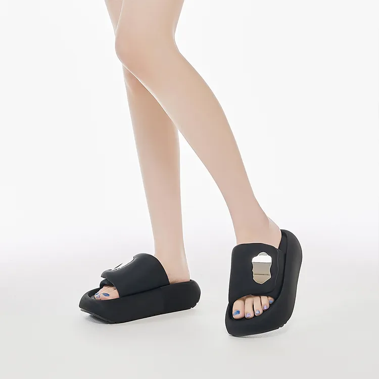 HR Slide Slippers Women's Black-2
