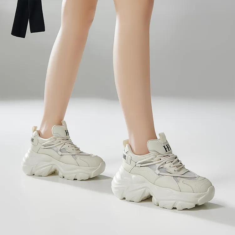HR Low Top Casual Shoes Women's White-3