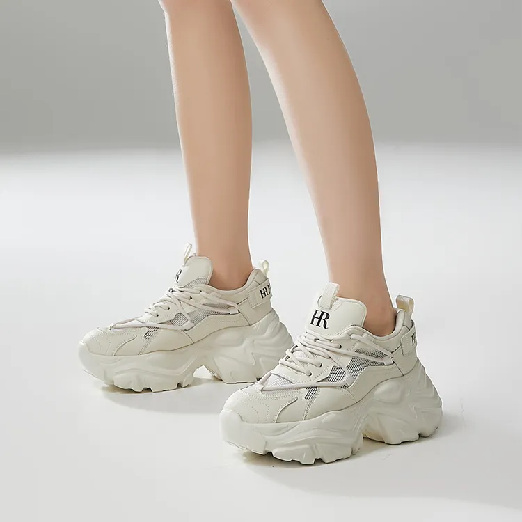 HR Low Top Casual Shoes Women's White-2