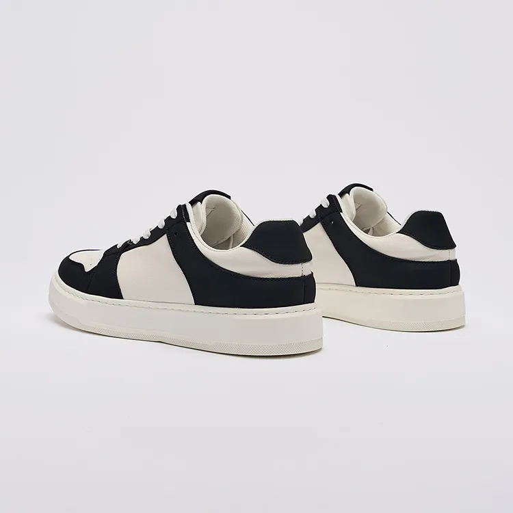 HR Skateboard Shoes Men's White Black-4