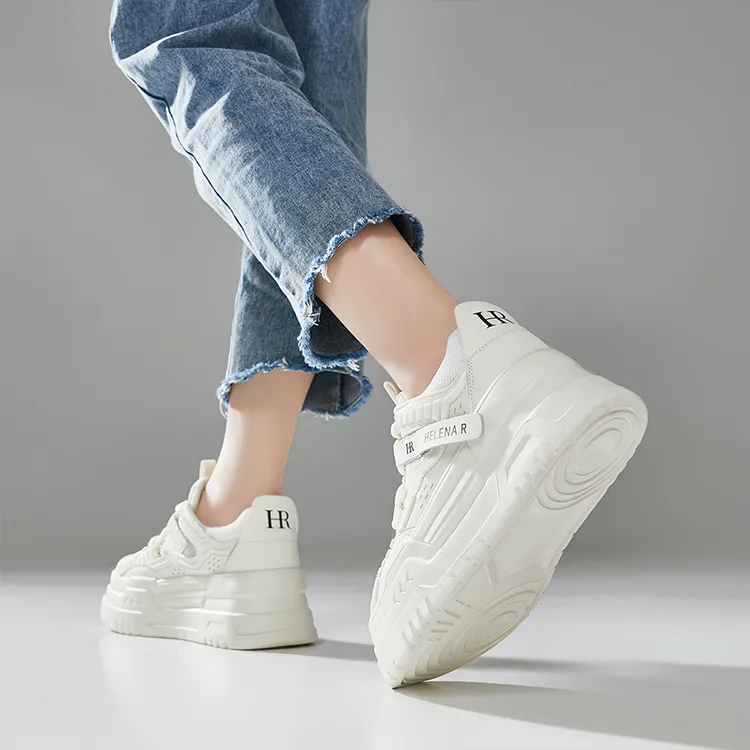HR Low Top Casual Shoes Women's Beige-3