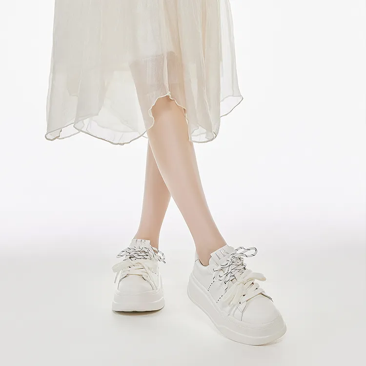 HR Low Top Skateboard Shoes Women's Ecru-2