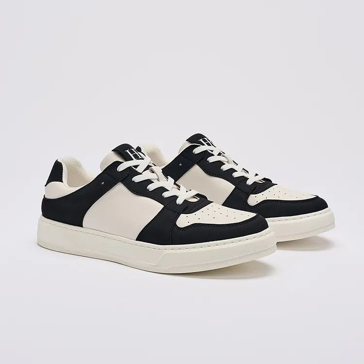 HR Skateboard Shoes Men's White Black-2