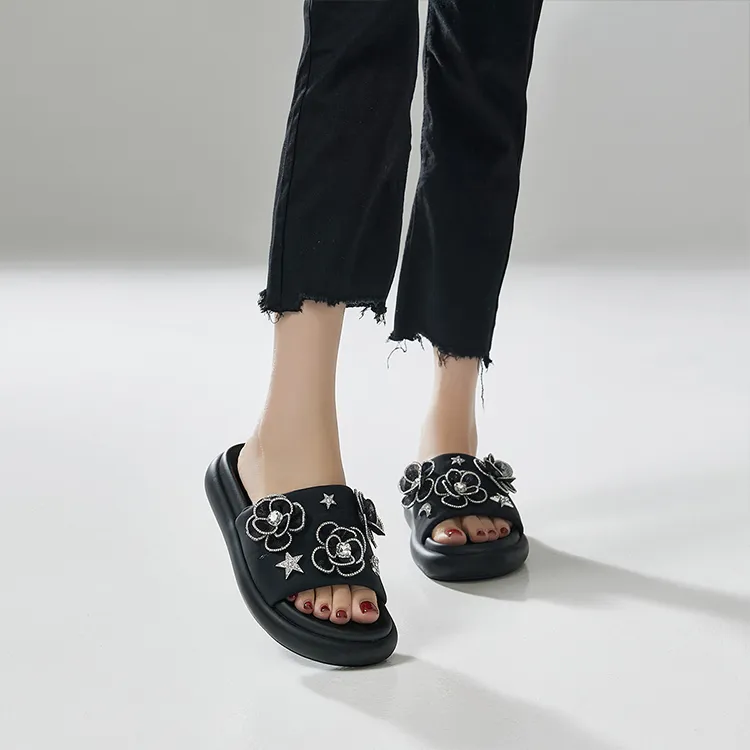 HR PU Polyurethane Abrasion Resistant Slide Slippers Women's-3