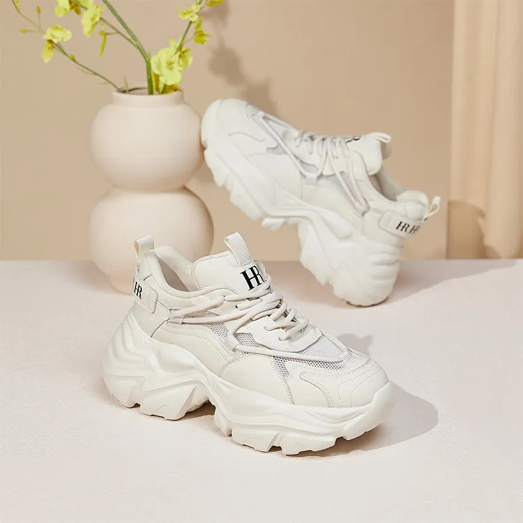 HR Low Top Casual Shoes Women's White-1