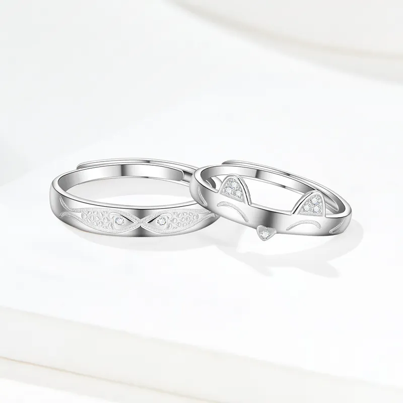 SOFTDORA S925 Silver Rings Unisex-4
