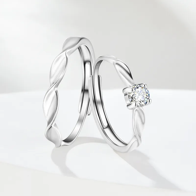 SOFTDORA 999 Fine Silver Rings Unisex-3