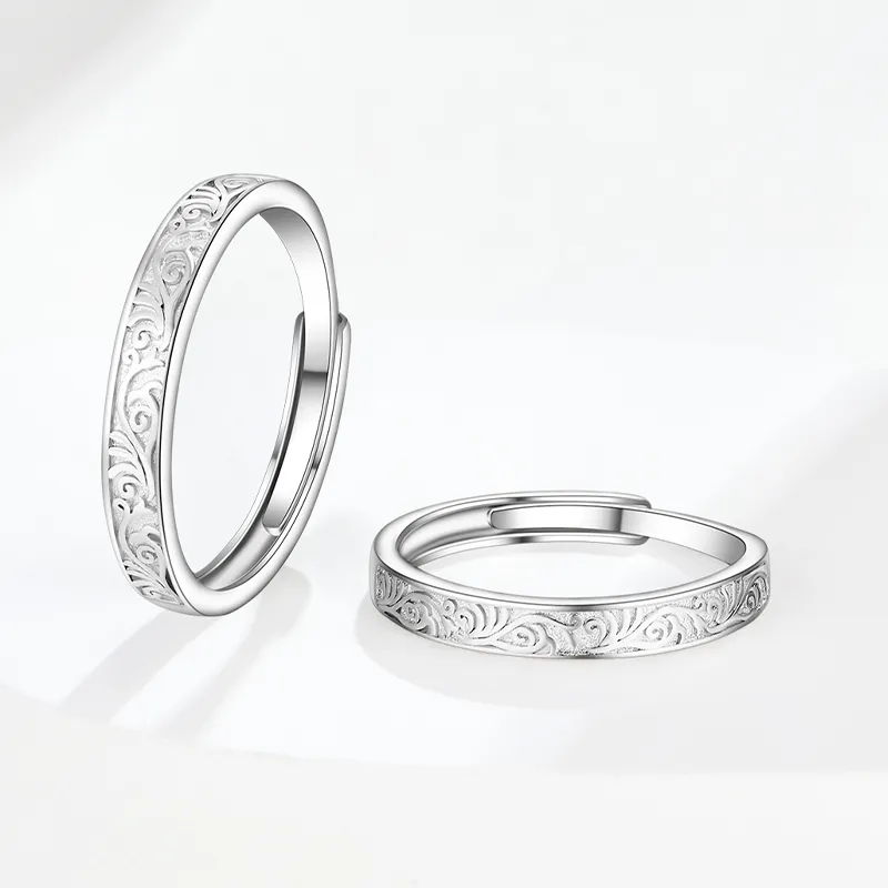 SOFTDORA 925 Sterling Silver Accessory Ring Unisex-3