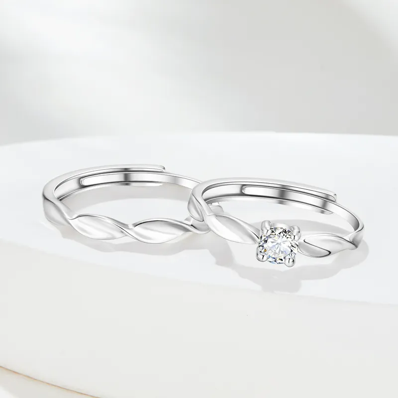 SOFTDORA 999 Fine Silver Rings Unisex-4