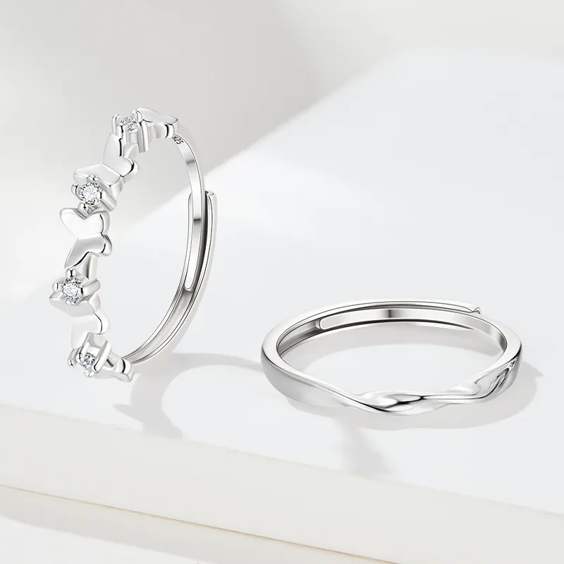 SOFTDORA 925 Sterling Silver Accessory Ring Unisex-2