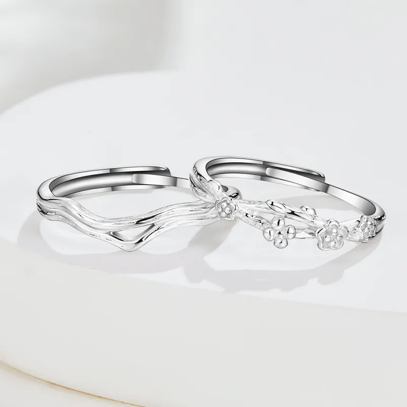 SOFTDORA 925 Sterling Silver Rings Unisex-4