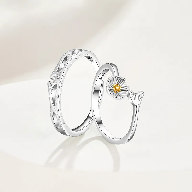 SOFTDORA 925 Sterling Silver Rings Unisex-4