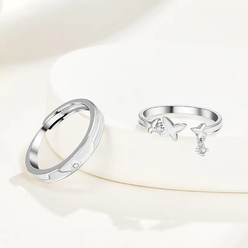 SOFTDORA 925 Sterling Silver Rings Unisex-4