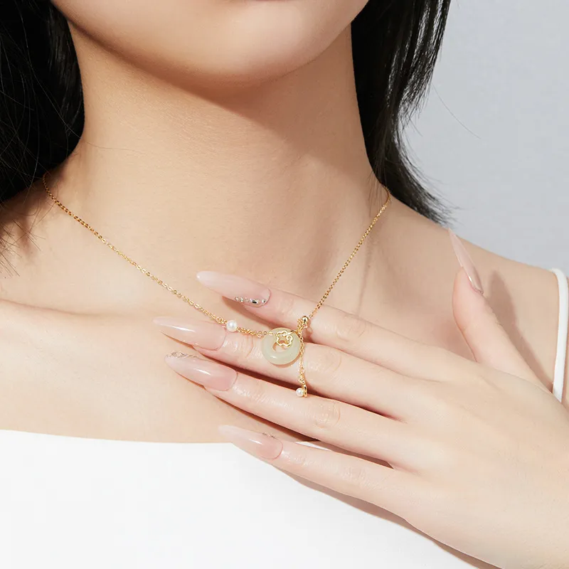 SOFTDORA Chalcedony Necklaces Women's-7