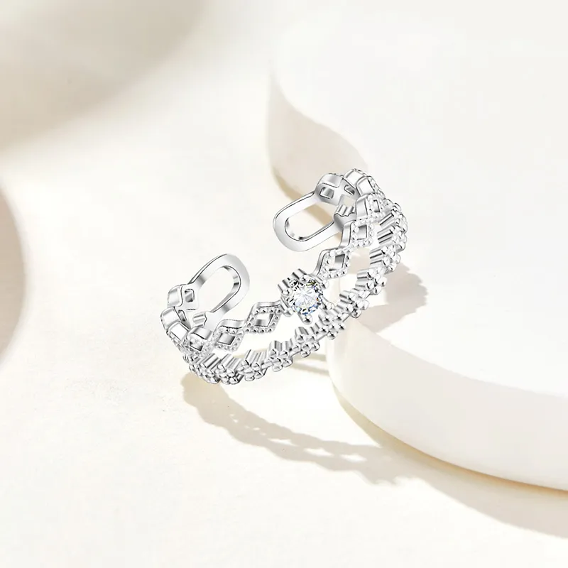 SOFTDORA S925 Silver Rings Women's-2
