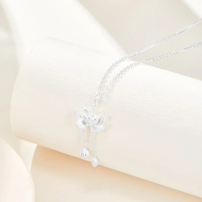 SOFTDORA S999 Fine Silver Necklaces Women's-3