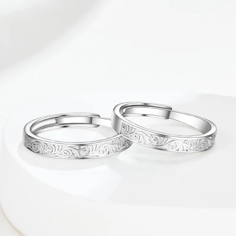 SOFTDORA 925 Sterling Silver Accessory Ring Unisex-5