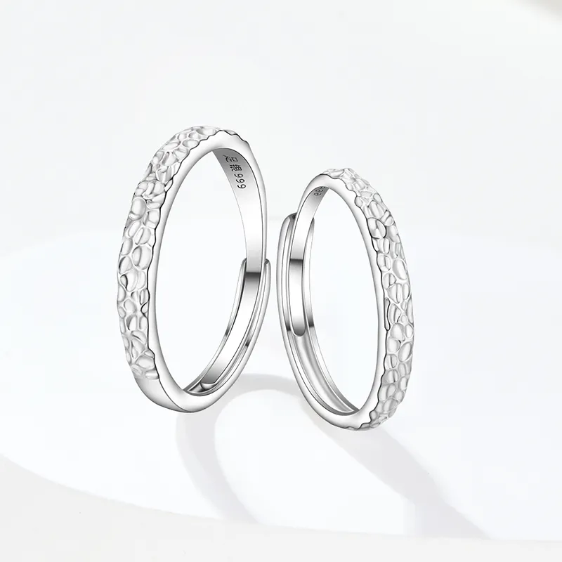 SOFTDORA 999 Fine Silver Rings Unisex-3