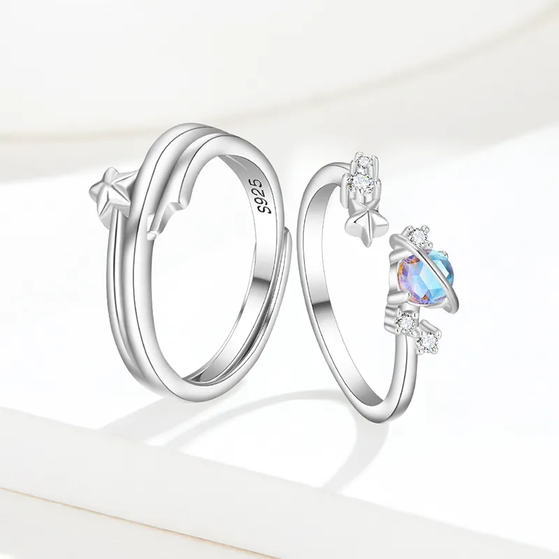 SOFTDORA 925 Sterling Silver Rings Unisex-3
