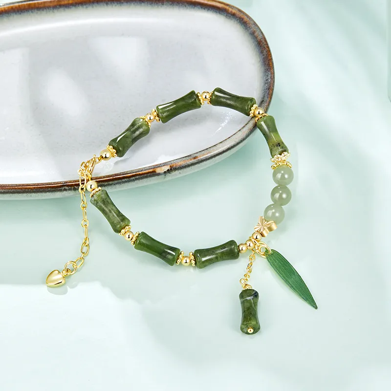 SOFTDORA Hetian Jade Bracelets Green Jade Women's-1