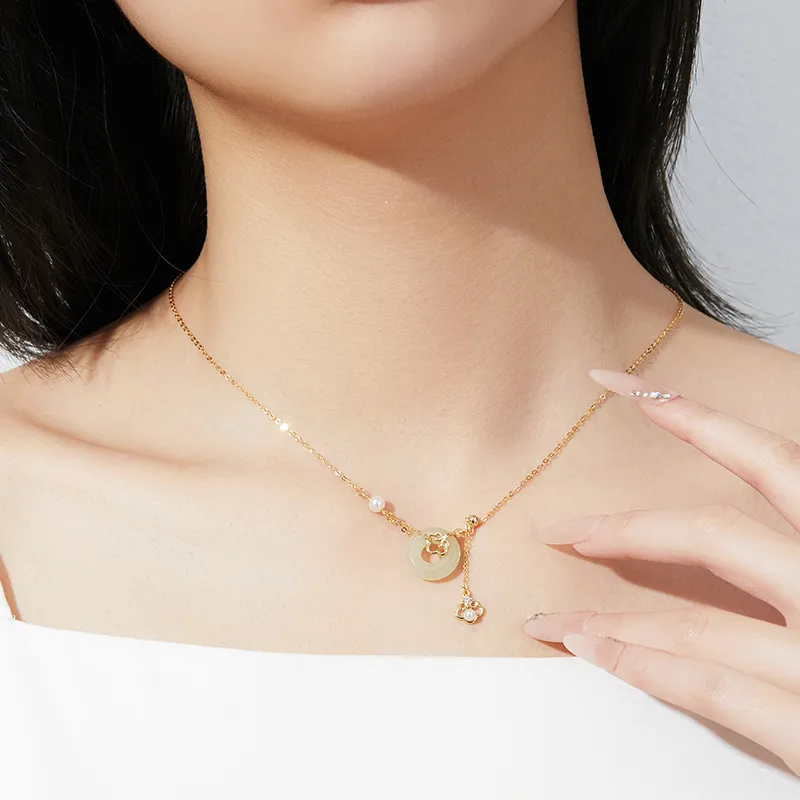 SOFTDORA Chalcedony Necklaces Women's-5