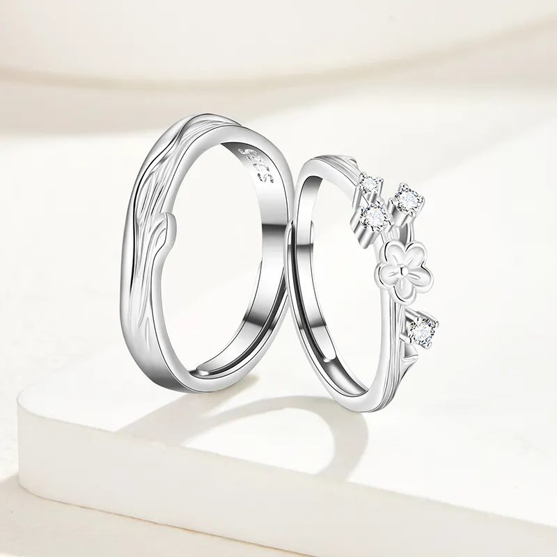 SOFTDORA 925 Sterling Silver Rings Unisex-4