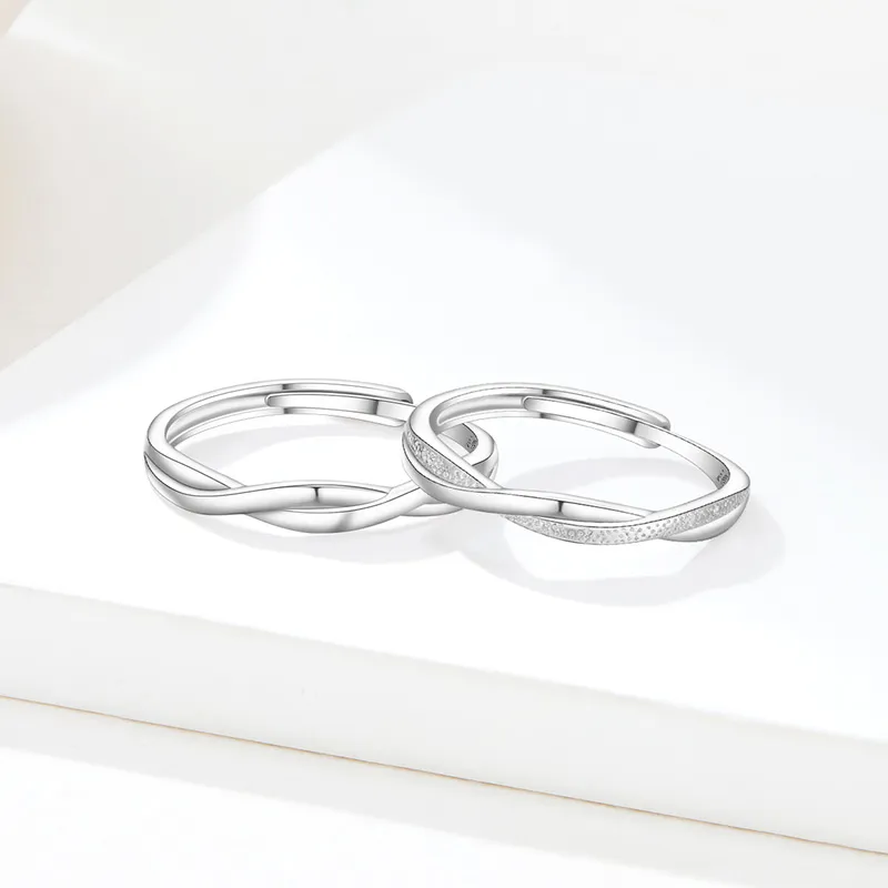 SOFTDORA 999 Fine Silver Rings Unisex-4