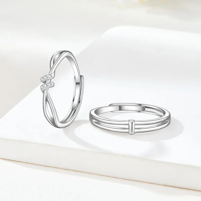 SOFTDORA S925 Silver Rings Unisex-1