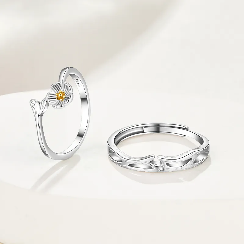 SOFTDORA 925 Sterling Silver Rings Unisex-2