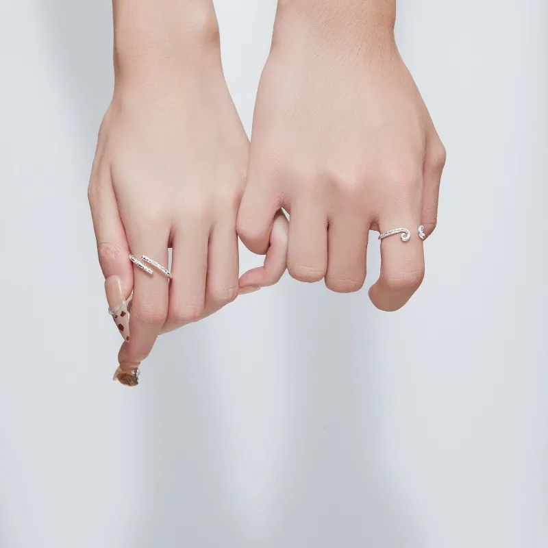 SOFTDORA 925 Sterling Silver Rings Unisex-4