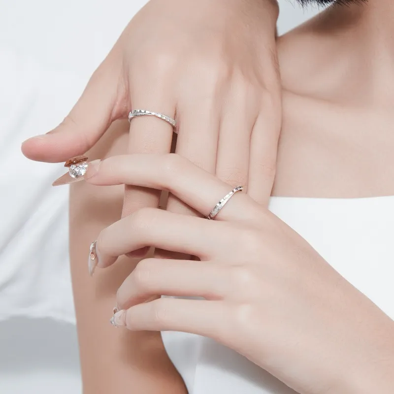SOFTDORA 925 Sterling Silver Rings Unisex-2