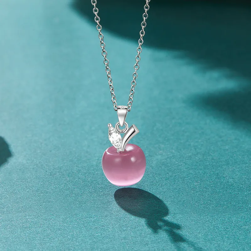 SOFTDORA Cat's Eye Stone Necklaces Women's-3