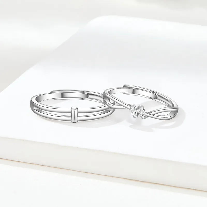 SOFTDORA S925 Silver Rings Unisex-2