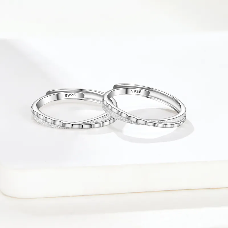 SOFTDORA 925 Sterling Silver Rings Unisex-5