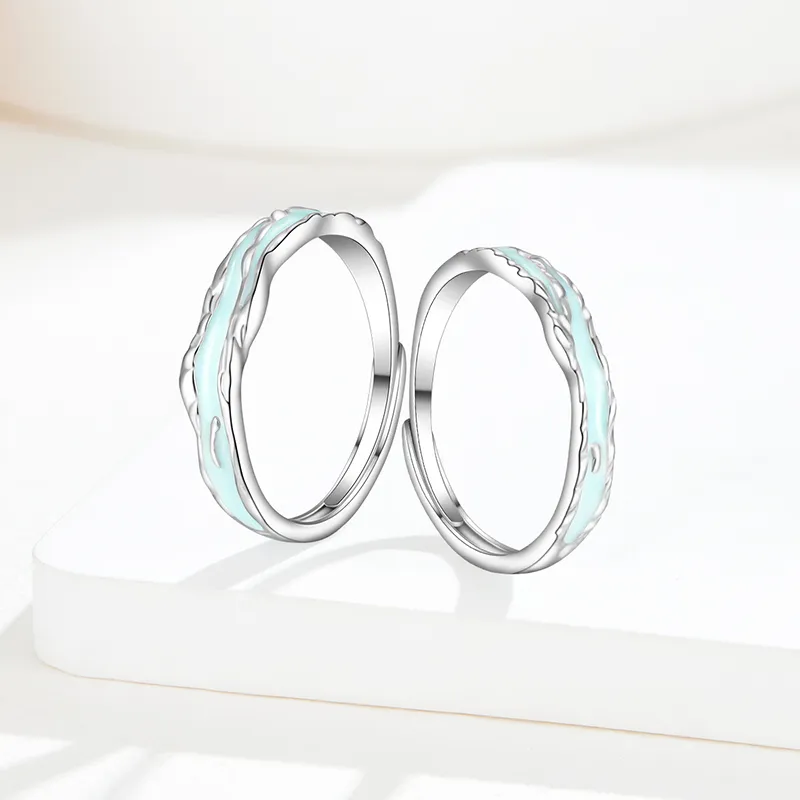 SOFTDORA 925 Sterling Silver Rings Unisex-4