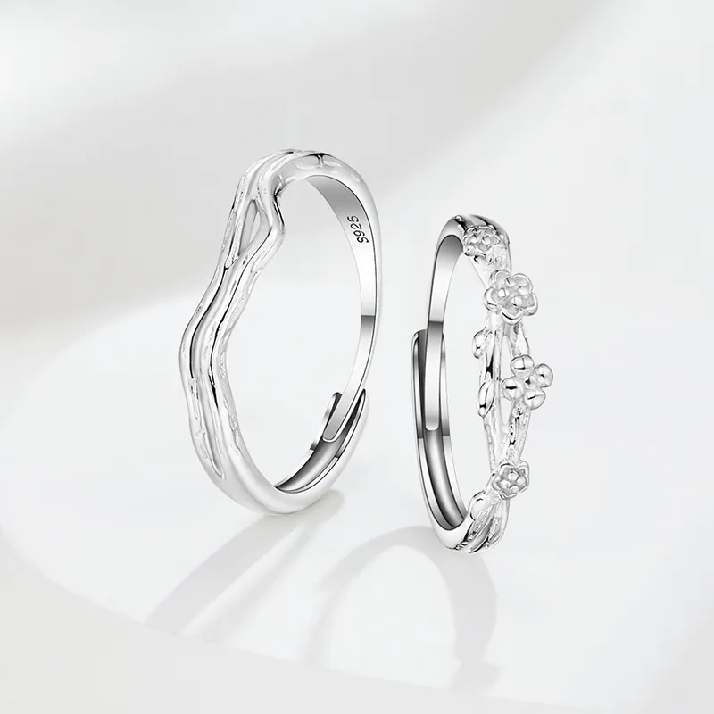 SOFTDORA 925 Sterling Silver Rings Unisex-3