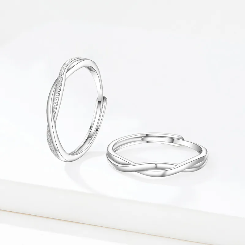 SOFTDORA 999 Fine Silver Rings Unisex-3