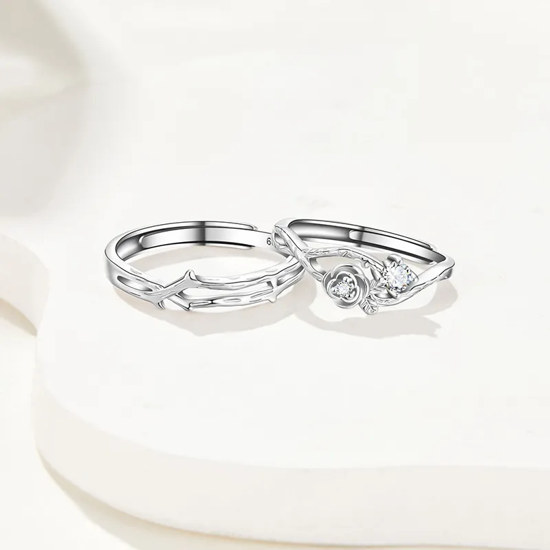 SOFTDORA S999 Fine Silver Rings Unisex-2