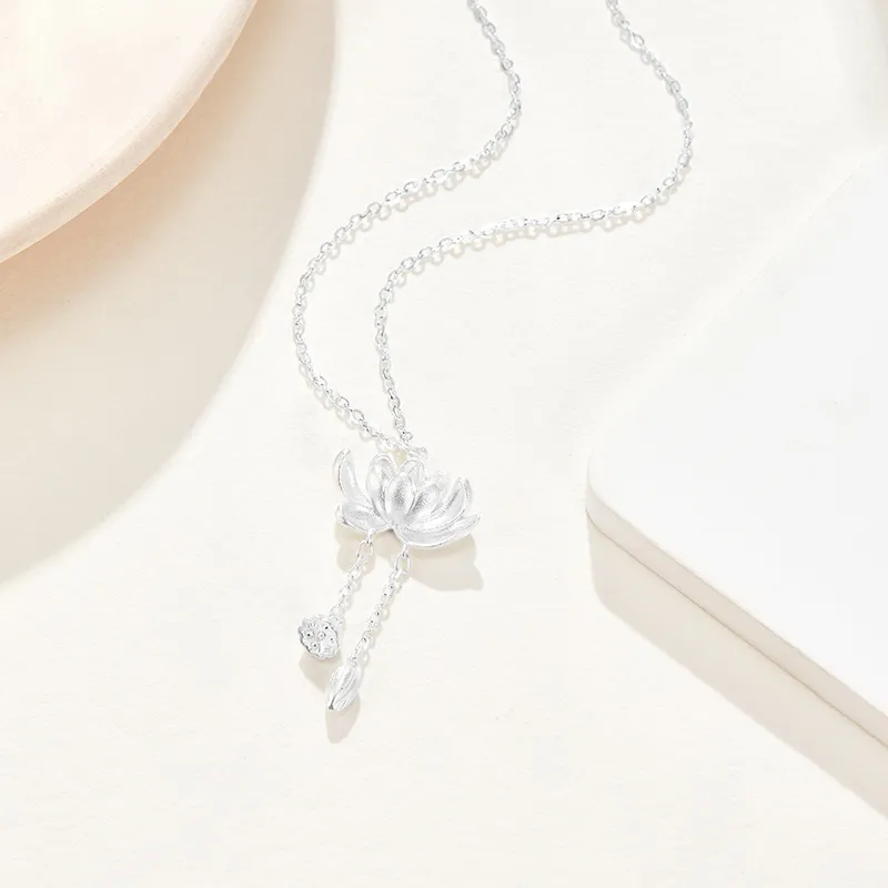 SOFTDORA S999 Fine Silver Necklaces Women's-2