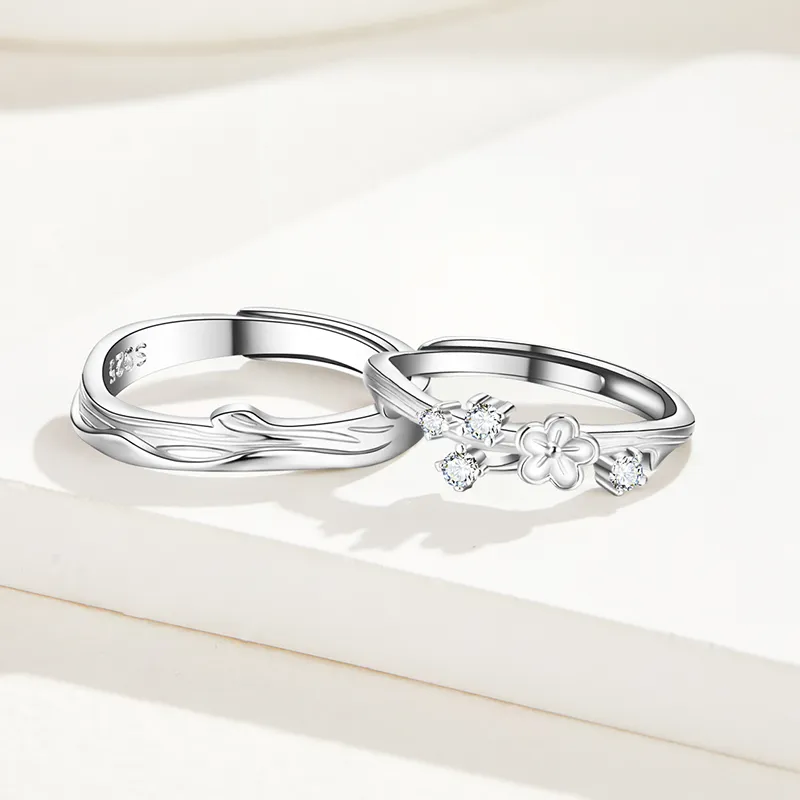 SOFTDORA 925 Sterling Silver Rings Unisex-5