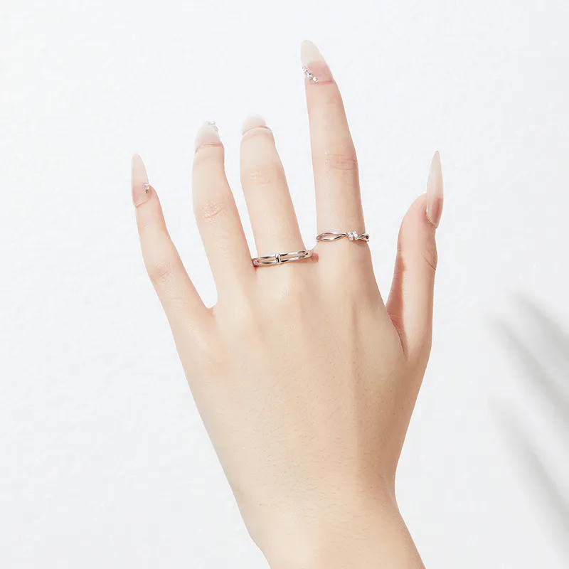 SOFTDORA S925 Silver Rings Unisex-5