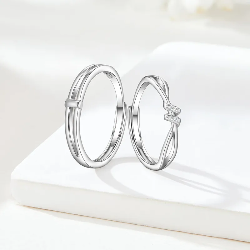 SOFTDORA S925 Silver Rings Unisex-3