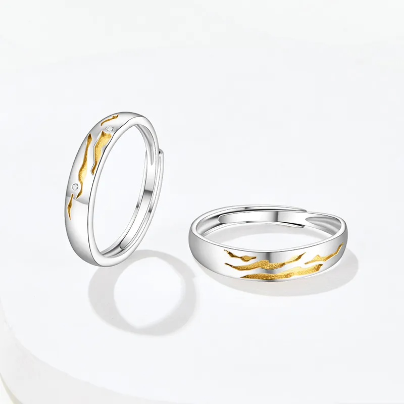SOFTDORA S999 Fine Silver Rings Unisex-3